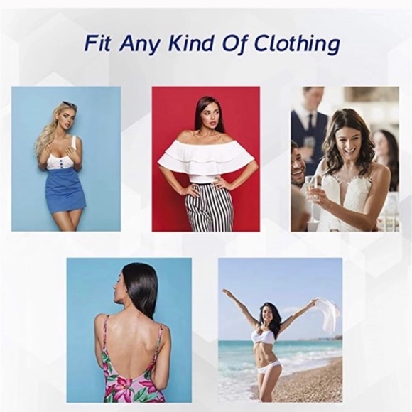 NEW Restock! 4" sticky bra strapless bra - Picture 3 of 4